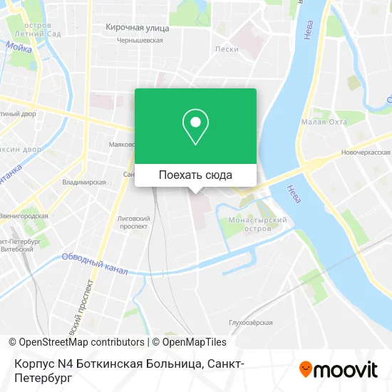Карта Корпус N4 Боткинская Больница
