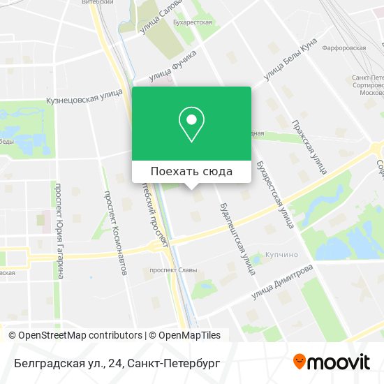 Карта Белградская ул., 24