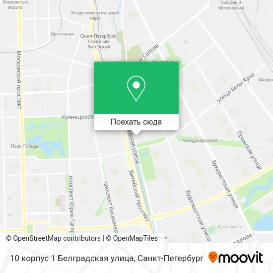 Карта 10 корпус 1 Белградская улица