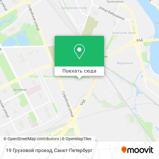 Карта 19 Грузовой проезд