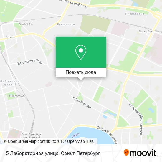 Карта 5 Лабораторная улица