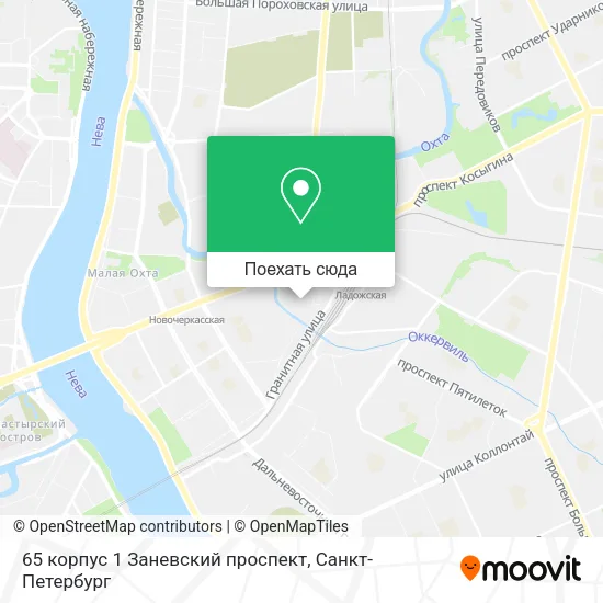 Карта 65 корпус 1 Заневский проспект