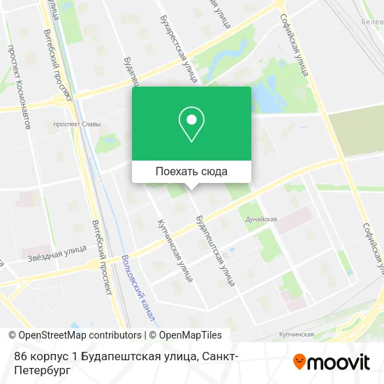 Карта 86 корпус 1 Будапештская улица