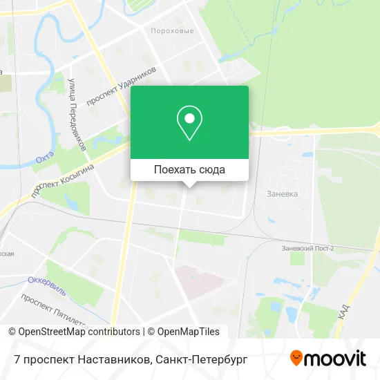 Карта 7 проспект Наставников