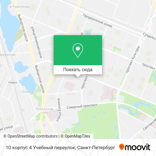Карта 10 корпус 4 Учебный переулок