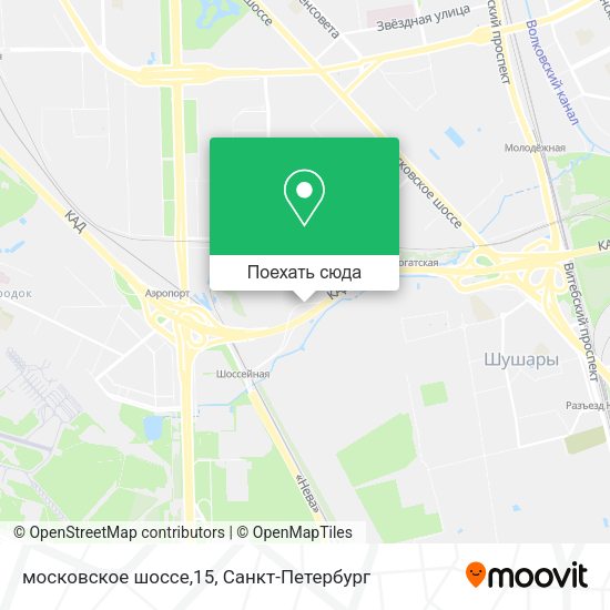 Карта московское шоссе,15