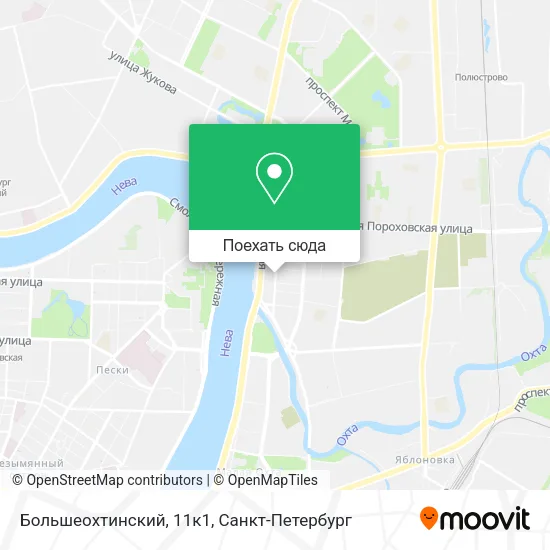 Карта Большеохтинский, 11к1