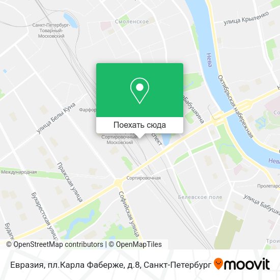 Карта Евразия, пл.Карла Фаберже, д.8