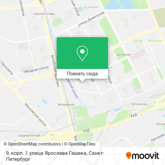 Карта 9, корп. 1 улица Ярослава Гашека