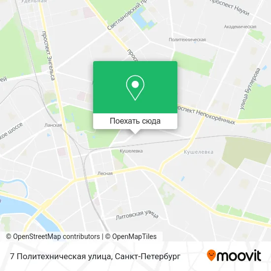 Карта 7 Политехническая улица