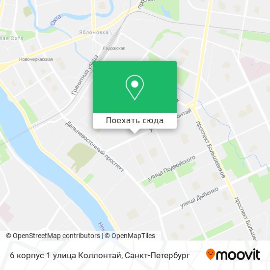 Карта спб коллонтай 41