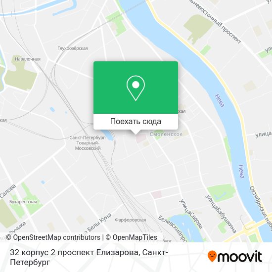 Карта 32 корпус 2 проспект Елизарова