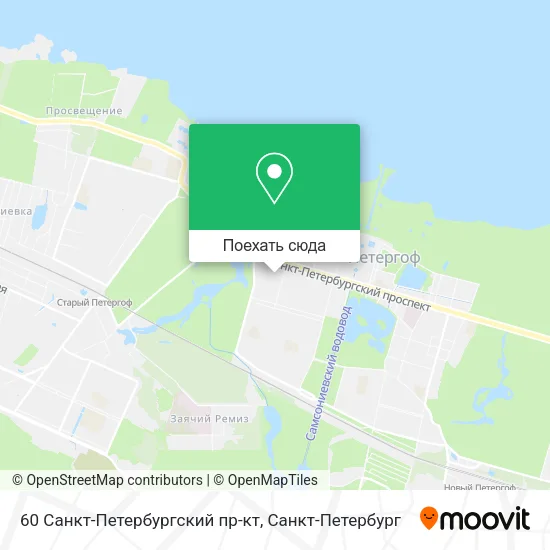 Карта 60 Санкт-Петербургский пр-кт