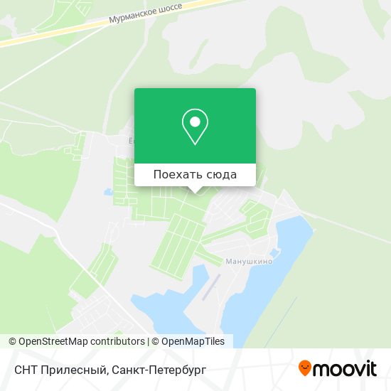 Карта СНТ Прилесный