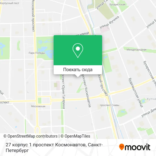 Карта 27 корпус 1 проспект Космонавтов