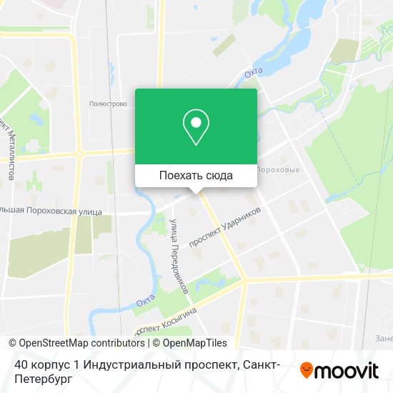 Карта 40 корпус 1 Индустриальный проспект