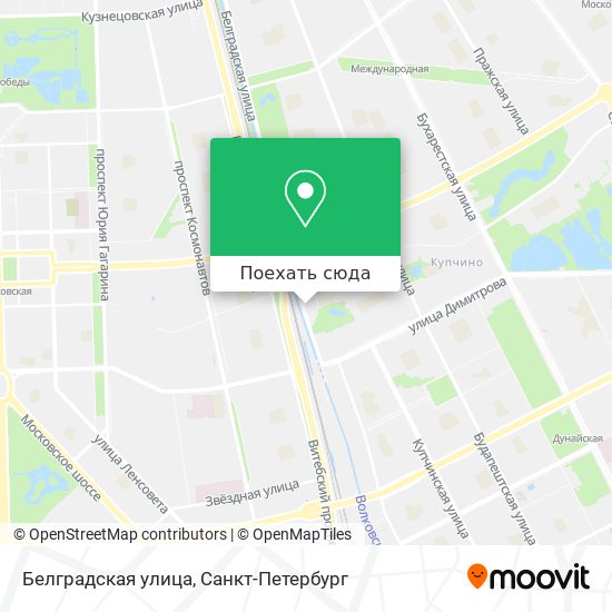 Карта Белградская улица