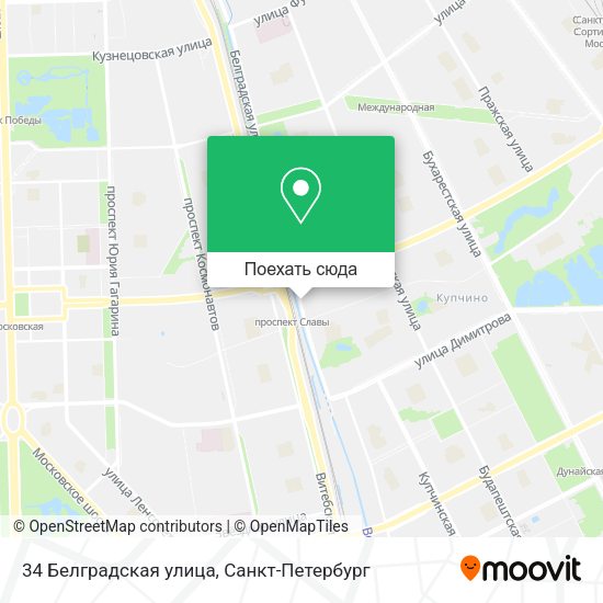 Карта 34 Белградская улица
