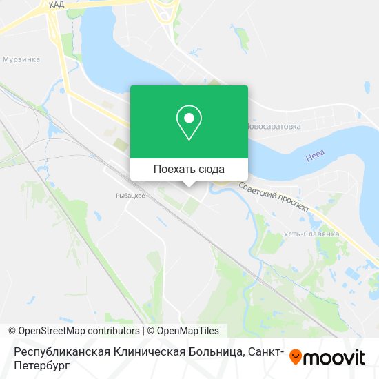 Карта Республиканская Клиническая Больница