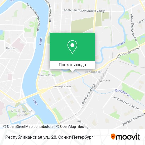 Карта Республиканская ул., 28