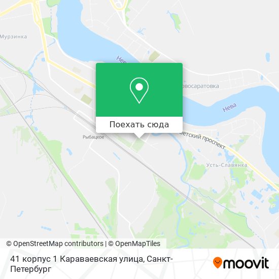 Карта 41 корпус 1 Караваевская улица