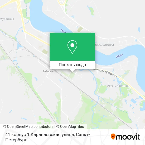 Карта 41 корпус 1 Караваевская улица