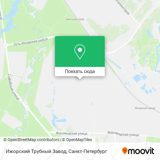 Карта Ижорский Трубный Завод