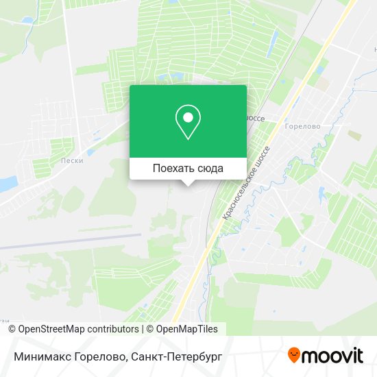 Карта Минимакс Горелово