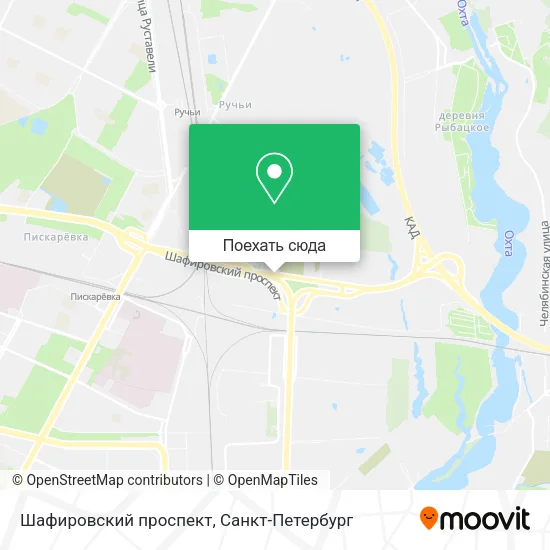 Карта Шафировский проспект