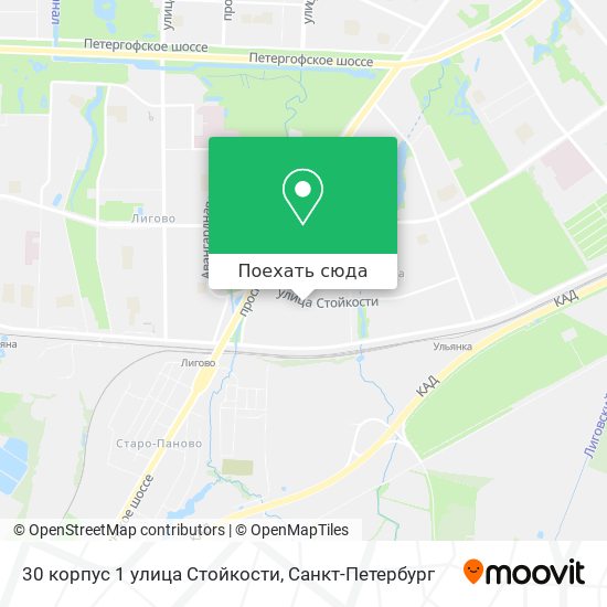 Карта 30 корпус 1 улица Стойкости