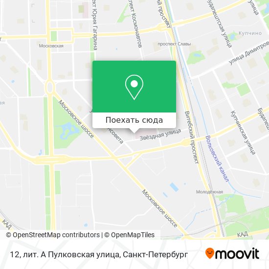 Карта 12, лит. А Пулковская улица