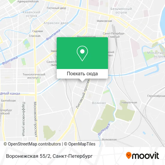 Карта Воронежская 55/2