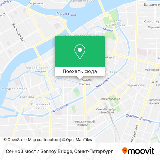 Карта Сенной мост / Sennoy Bridge