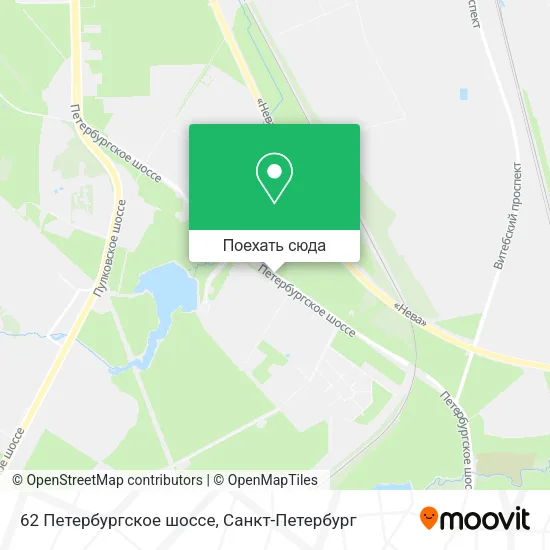 Карта 62 Петербургское шоссе