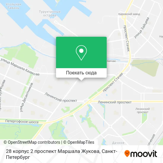 Карта 28 корпус 2 проспект Маршала Жукова