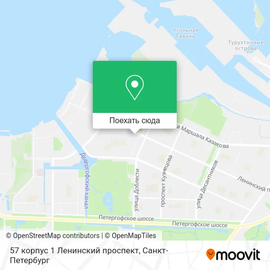 Карта 57 корпус 1 Ленинский проспект