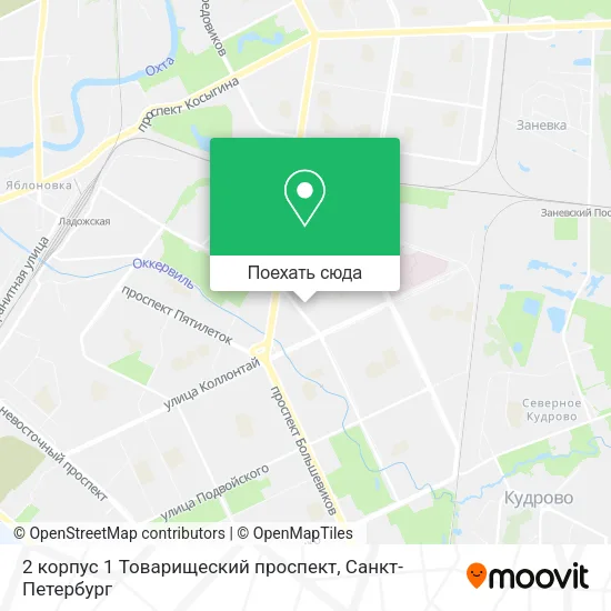 Карта 2 корпус 1 Товарищеский проспект