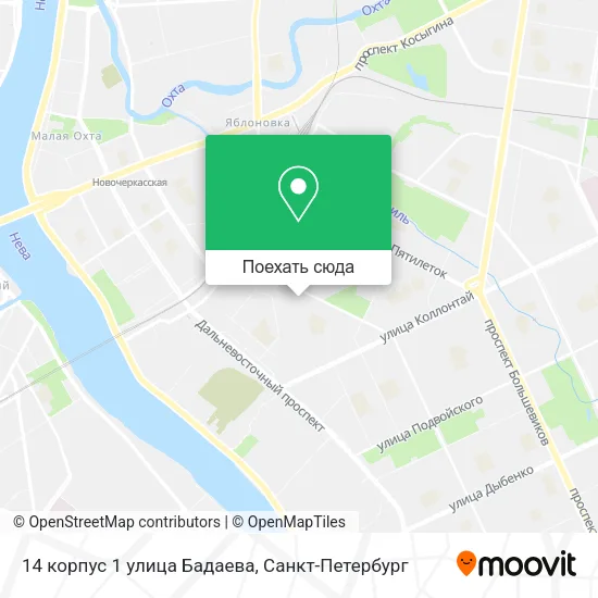 Карта 14 корпус 1 улица Бадаева