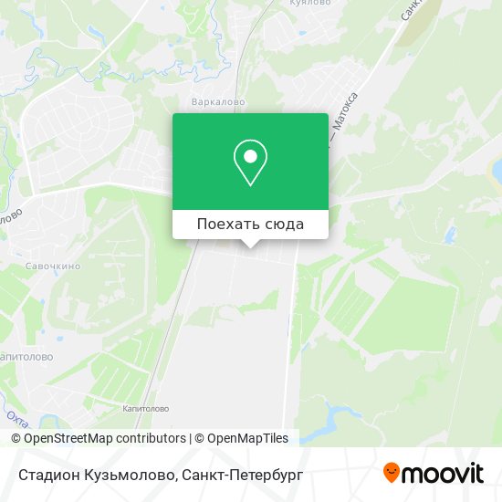 Карта Стадион Кузьмолово