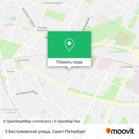 Карта 5 Бестужевская улица