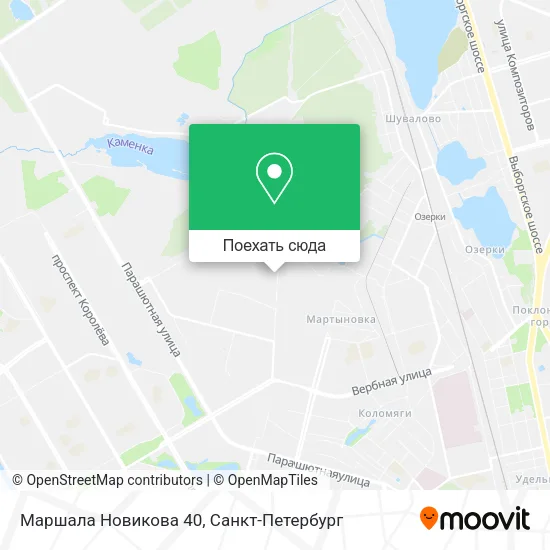 Карта Маршала Новикова 40