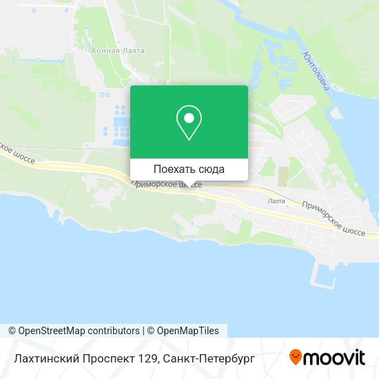 Карта Лахтинский Проспект 129