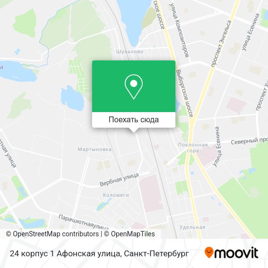 Карта 24 корпус 1 Афонская улица