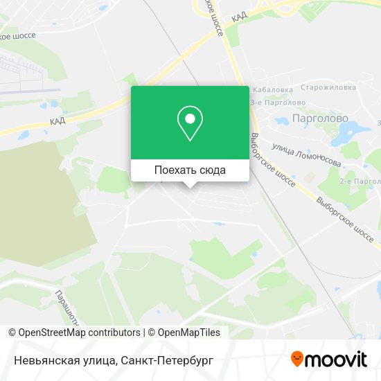 Карта Невьянская улица