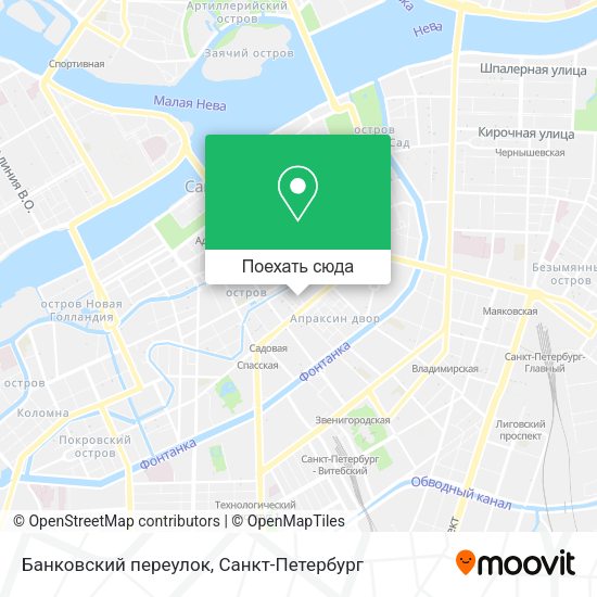 Карта Банковский переулок