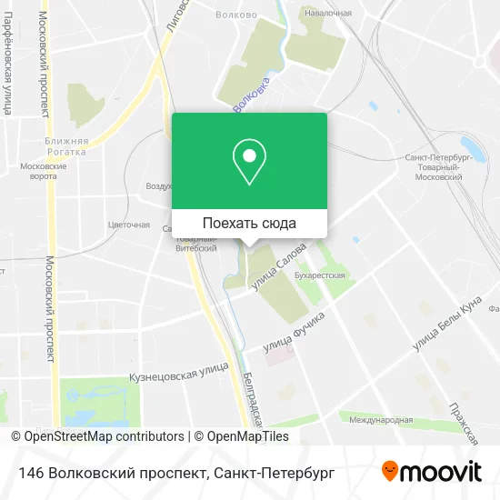 Карта 146 Волковский проспект