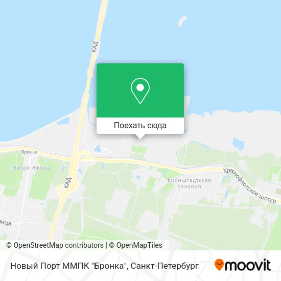 Карта Новый Порт ММПК "Бронка"