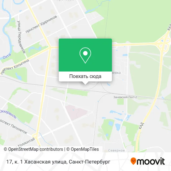 Карта 17, к. 1 Хасанская улица