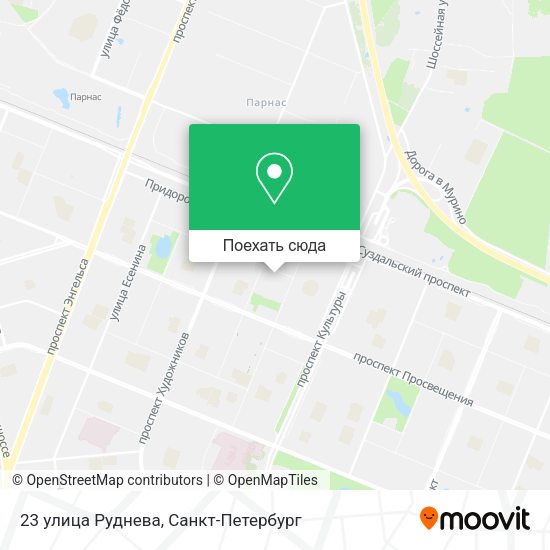 Карта 23 улица Руднева
