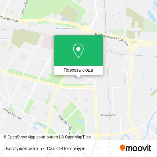 Карта Бестужевская 57